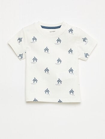 T-shirt uni en jersey coton