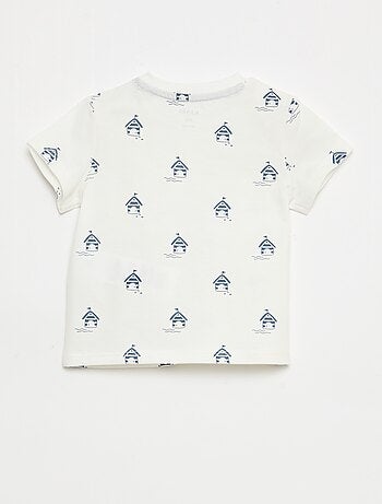 T-shirt uni en jersey coton