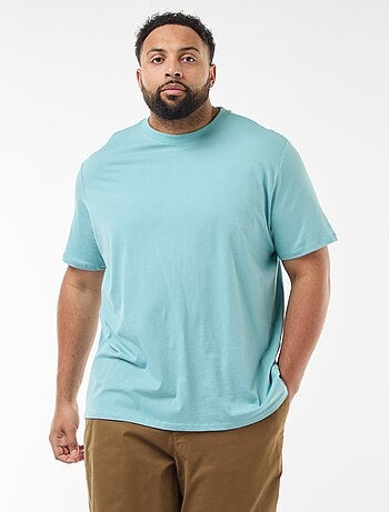 T-shirt uni en maille jersey