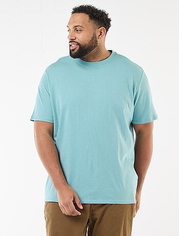 T-shirt uni en maille jersey