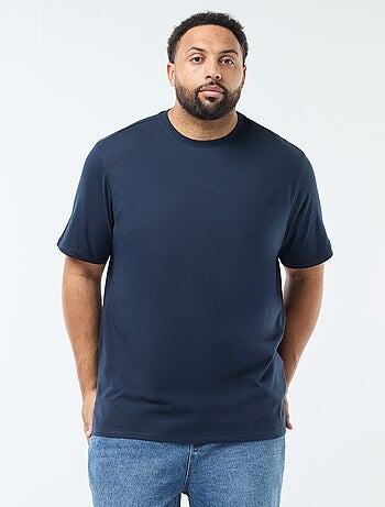 T-shirt uni en maille jersey