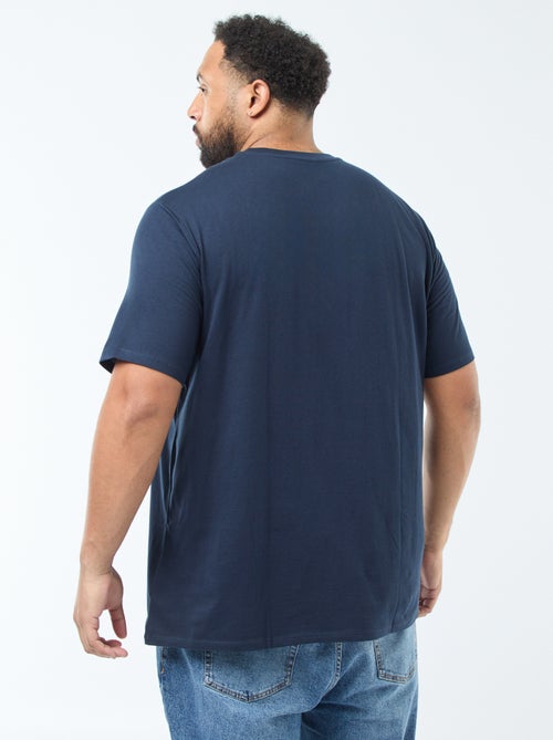 T-shirt uni en maille jersey - Kiabi