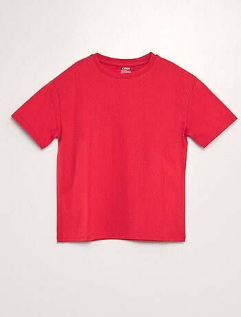 T-shirt uni en maille jersey épaisse - Tough Cotton™