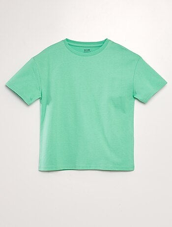 T-shirt uni en maille jersey épaisse - Tough Cotton™