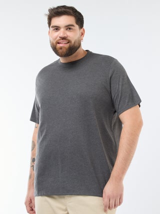 T-shirt uni en maille jersey