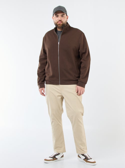 T-shirt uni en maille jersey - Kiabi