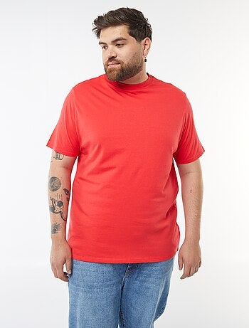 T-shirt uni en maille jersey