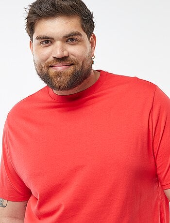 T-shirt uni en maille jersey