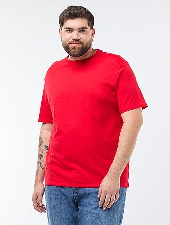 T-shirt uni en maille jersey