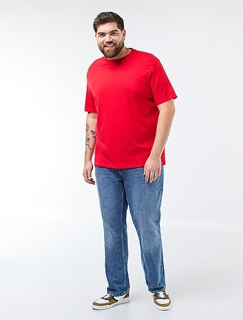 T-shirt uni en maille jersey