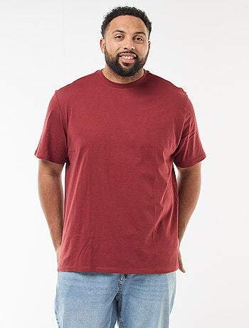 T-shirt uni en maille jersey