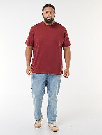 T-shirt uni en maille jersey