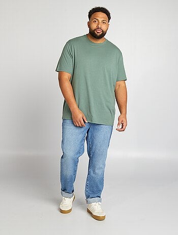 T-shirt uni en maille jersey