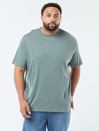 T-shirt uni en maille jersey