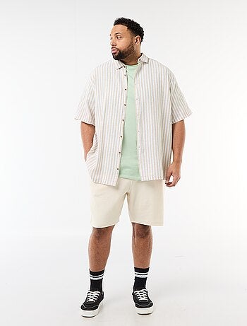 T-shirt uni en maille jersey