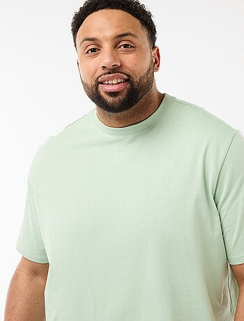 T-shirt uni en maille jersey