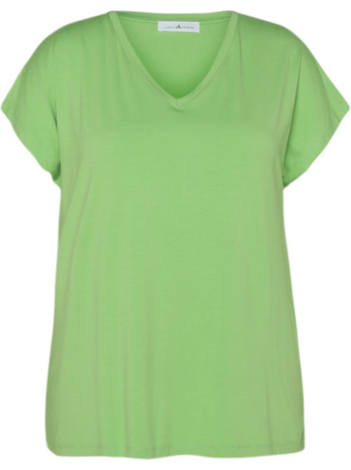 T-shirt uni en viscose PAPRIKA - Kiabi T-shirt uni en viscose PAPRIKA - Kiabi