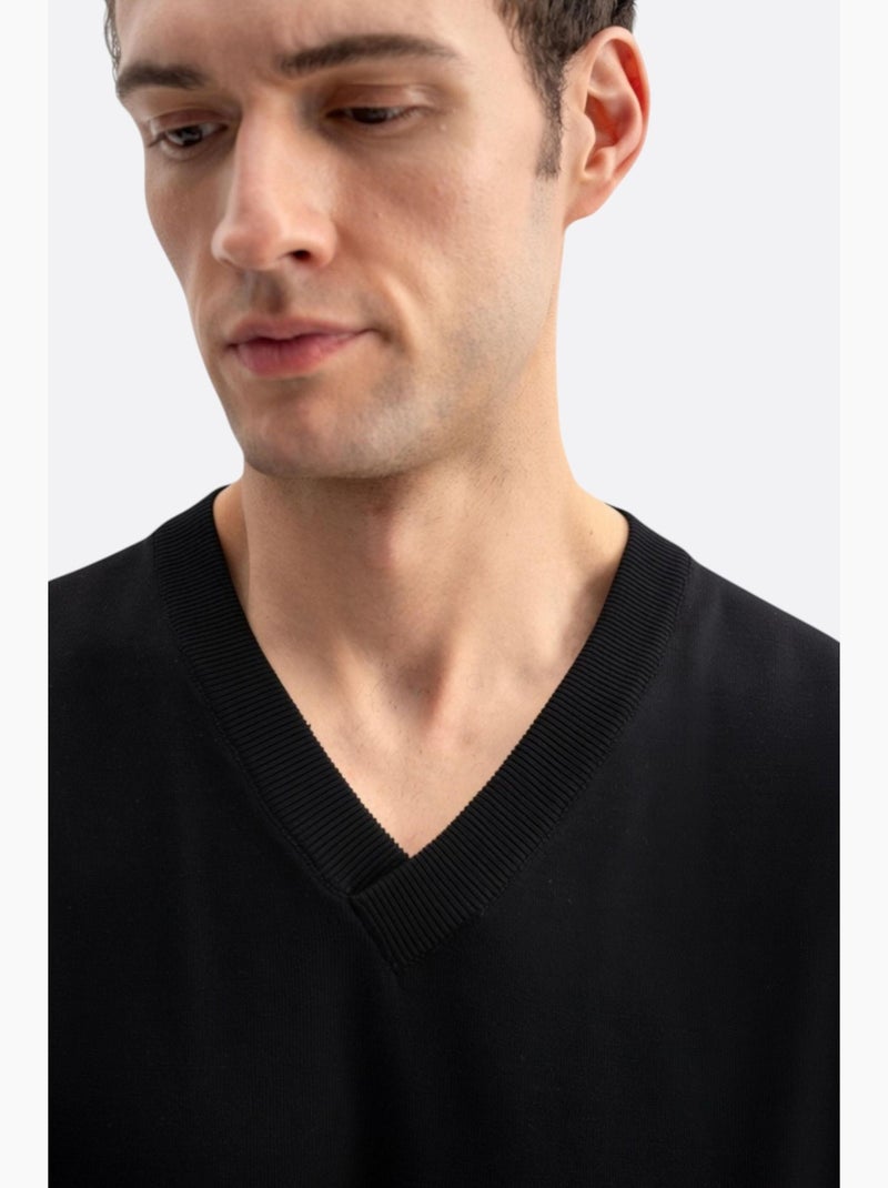 T-shirt uni giesto Noir - Kiabi