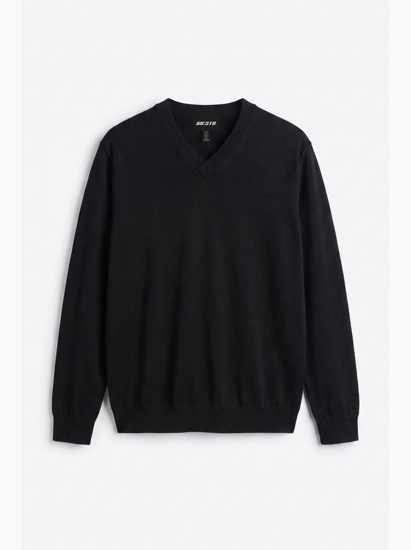 T-shirt uni giesto Noir - Kiabi
