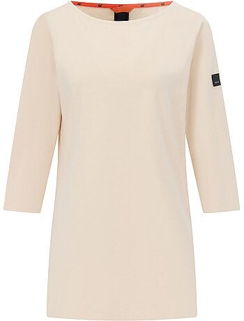 T-shirt uni manches ¾ col bateau pevia - regatta
