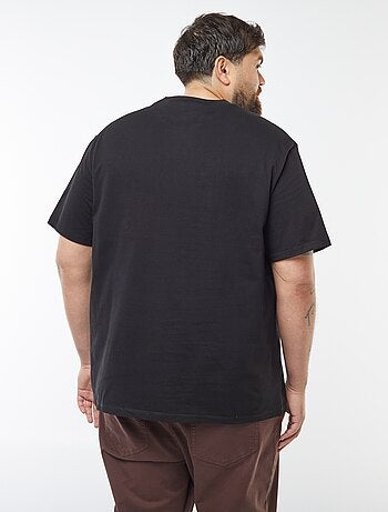 T-shirt uni manches courtes avec poche poitrine