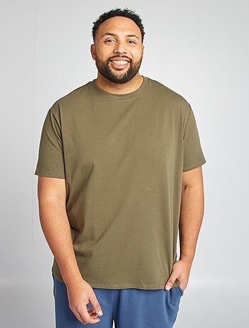T-shirt uni manches courtes