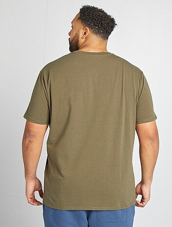 T-shirt uni manches courtes