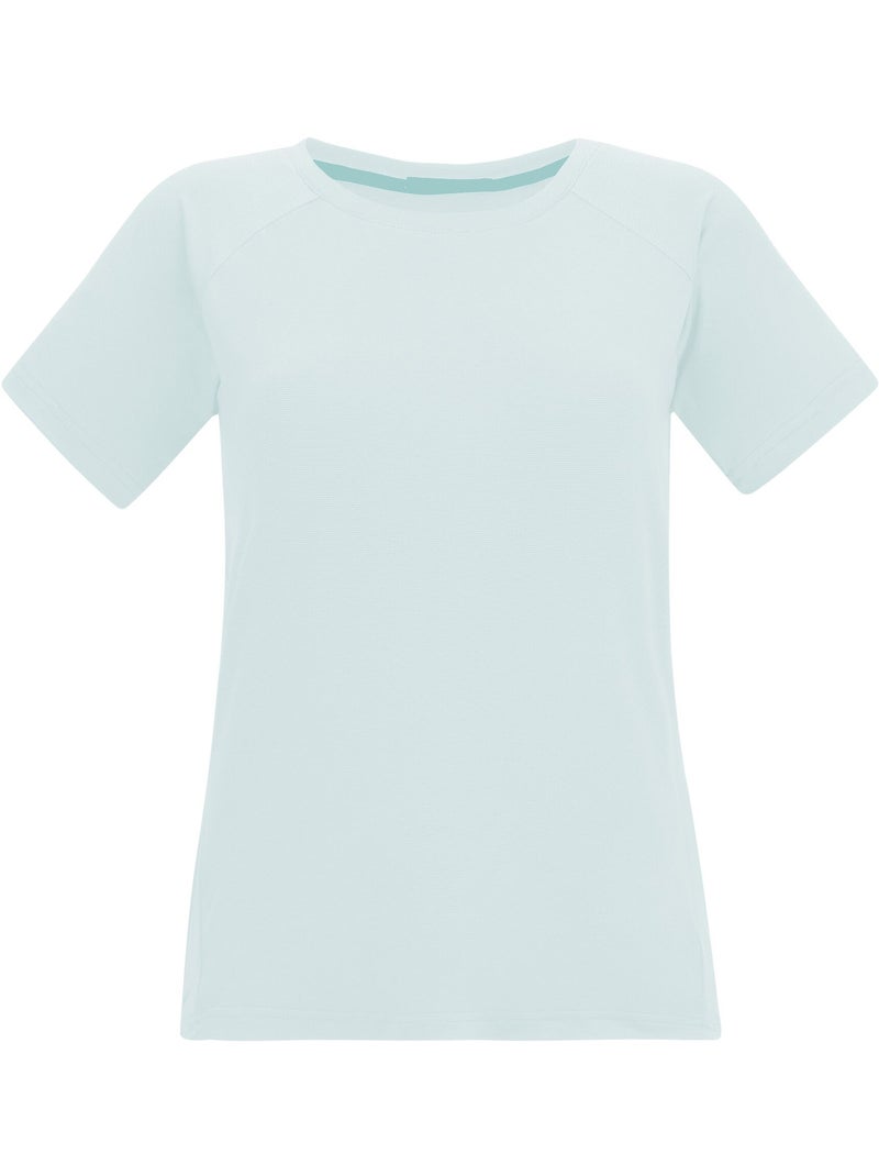 T-shirt uni manches courtes limonite - regatta Bleu aqua - Kiabi