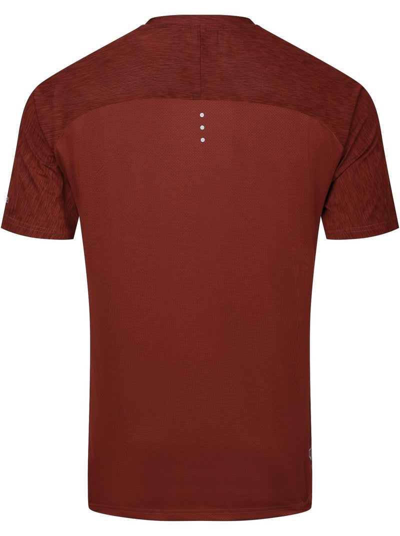 T-shirt uni manches courtes power up - dare 2b Rouge foncé - Kiabi