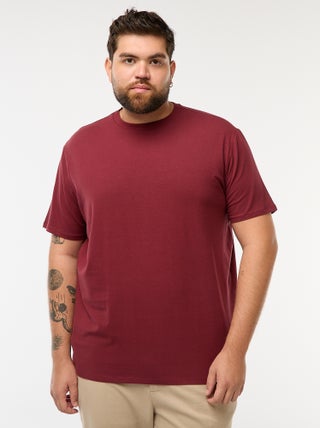 T-shirt uni manches courtes