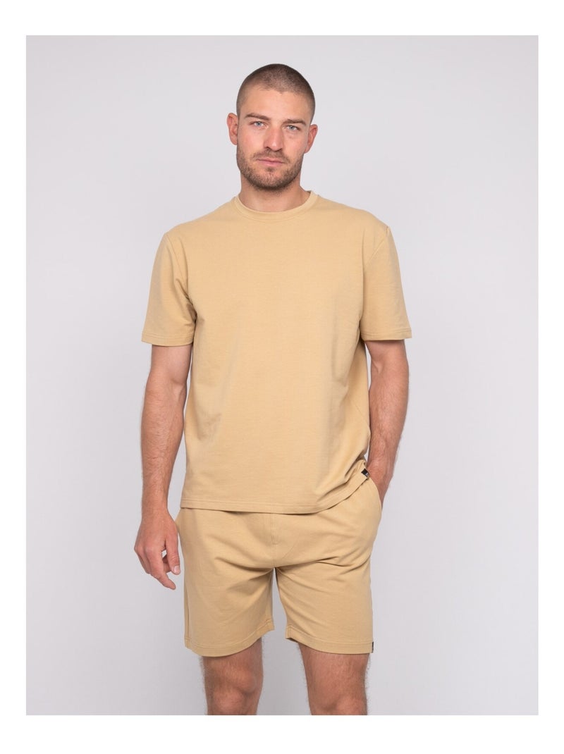 T-shirt uni NIMY Beige - Kiabi
