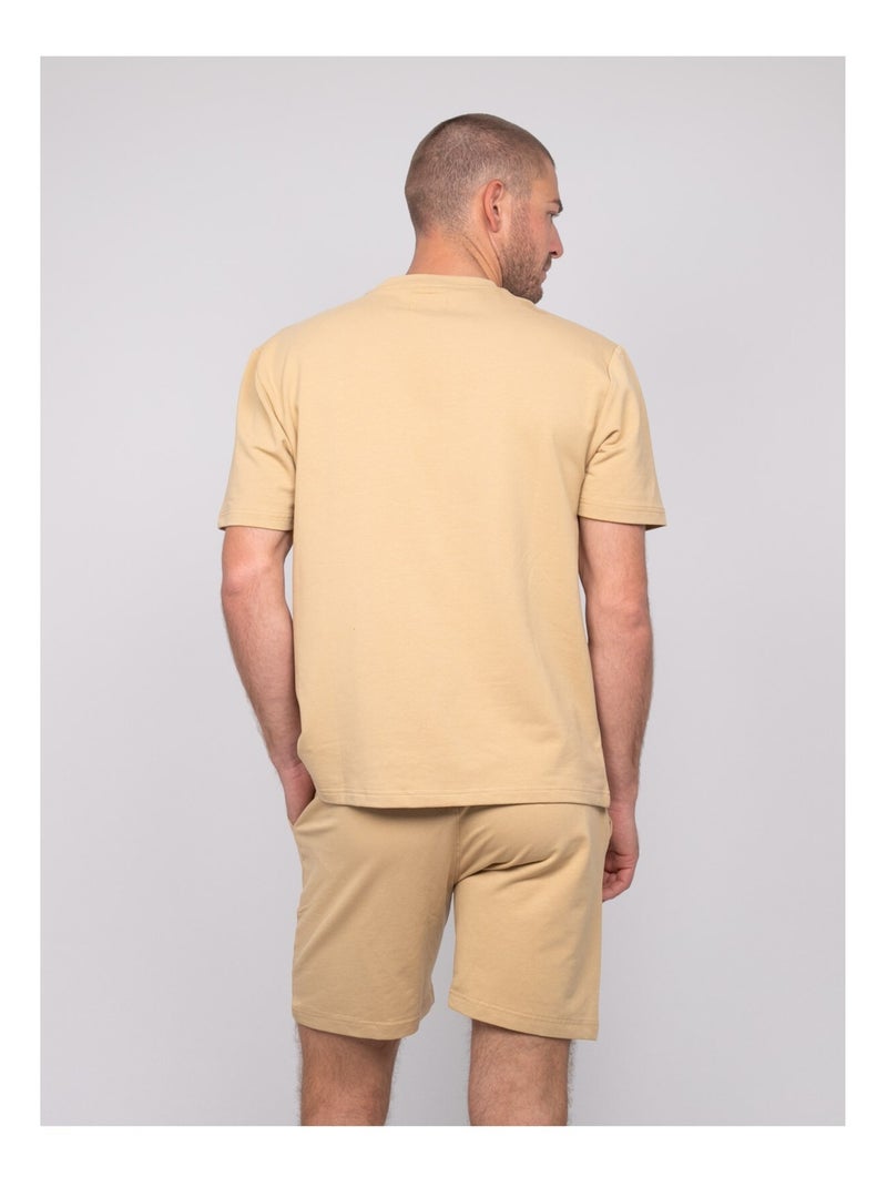 T-shirt uni NIMY Beige - Kiabi