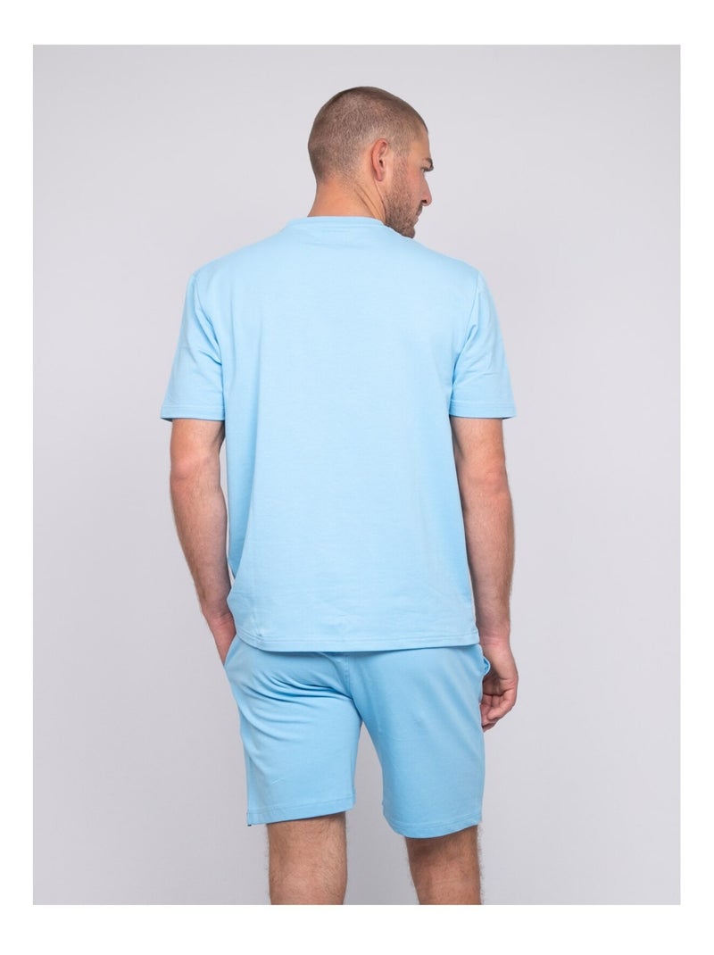 T-shirt uni NIMY Bleu ciel - Kiabi