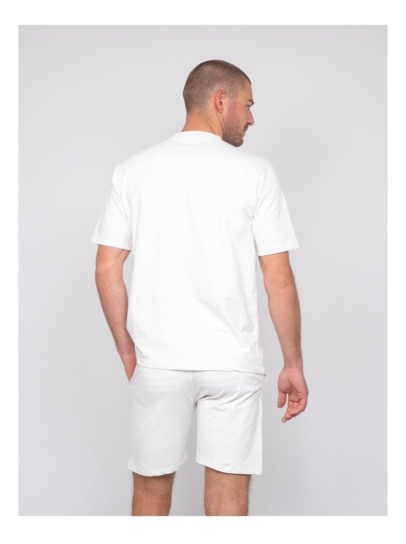 T-shirt uni NIMY Ecru - Kiabi