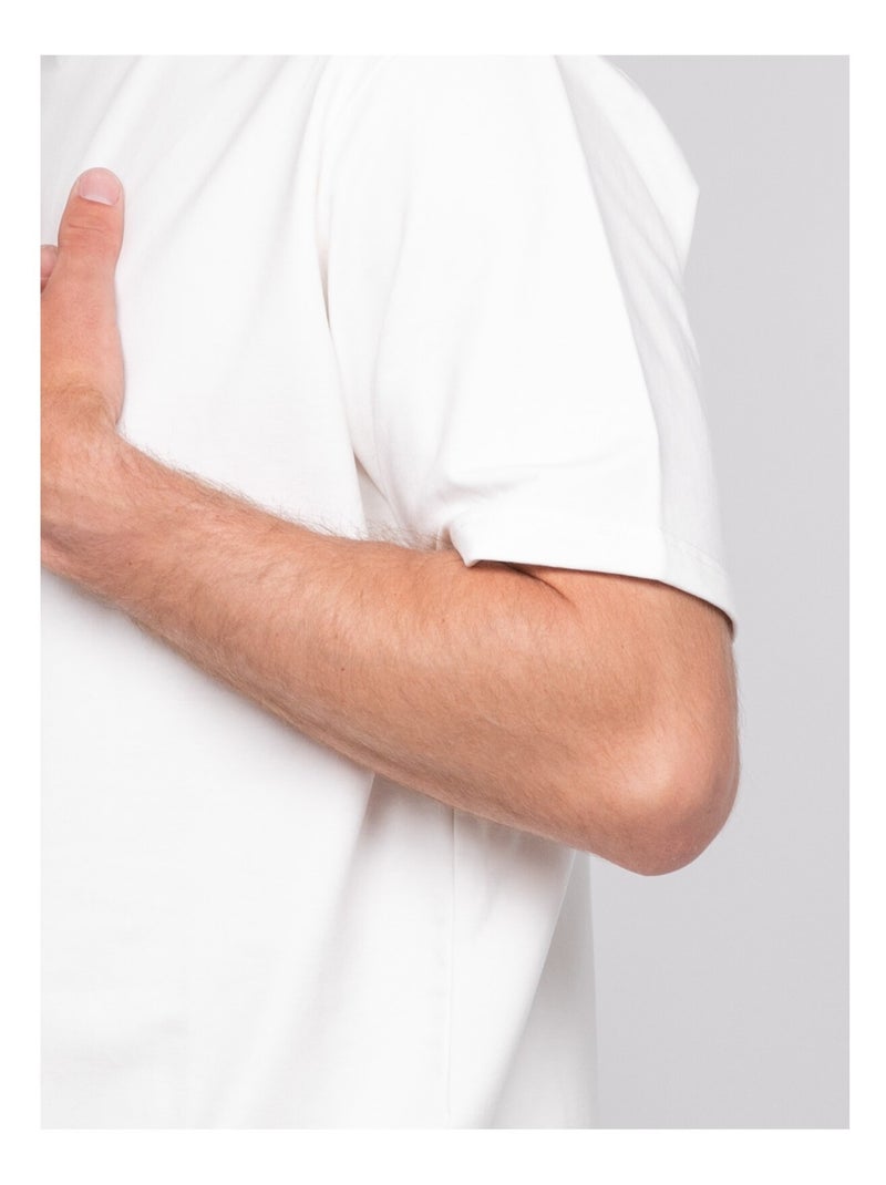 T-shirt uni NIMY Ecru - Kiabi