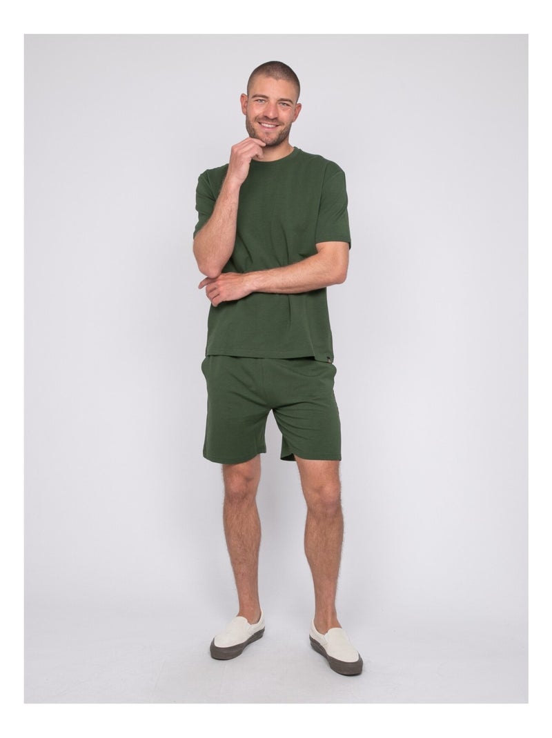 T-shirt uni NIMY Kaki - Kiabi