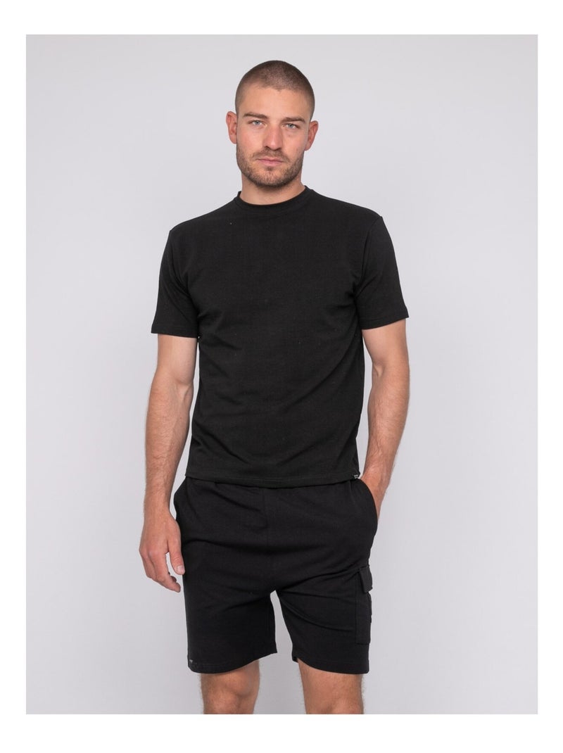 T-shirt uni NIMY Noir - Kiabi