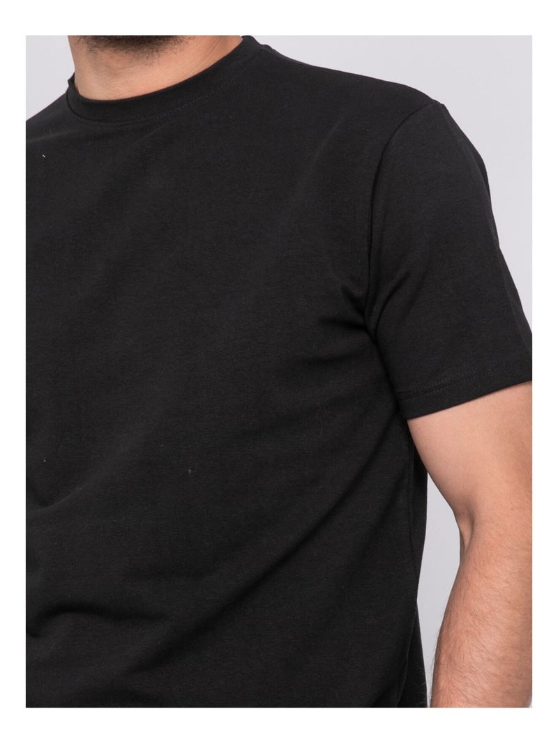 T-shirt uni NIMY Noir - Kiabi