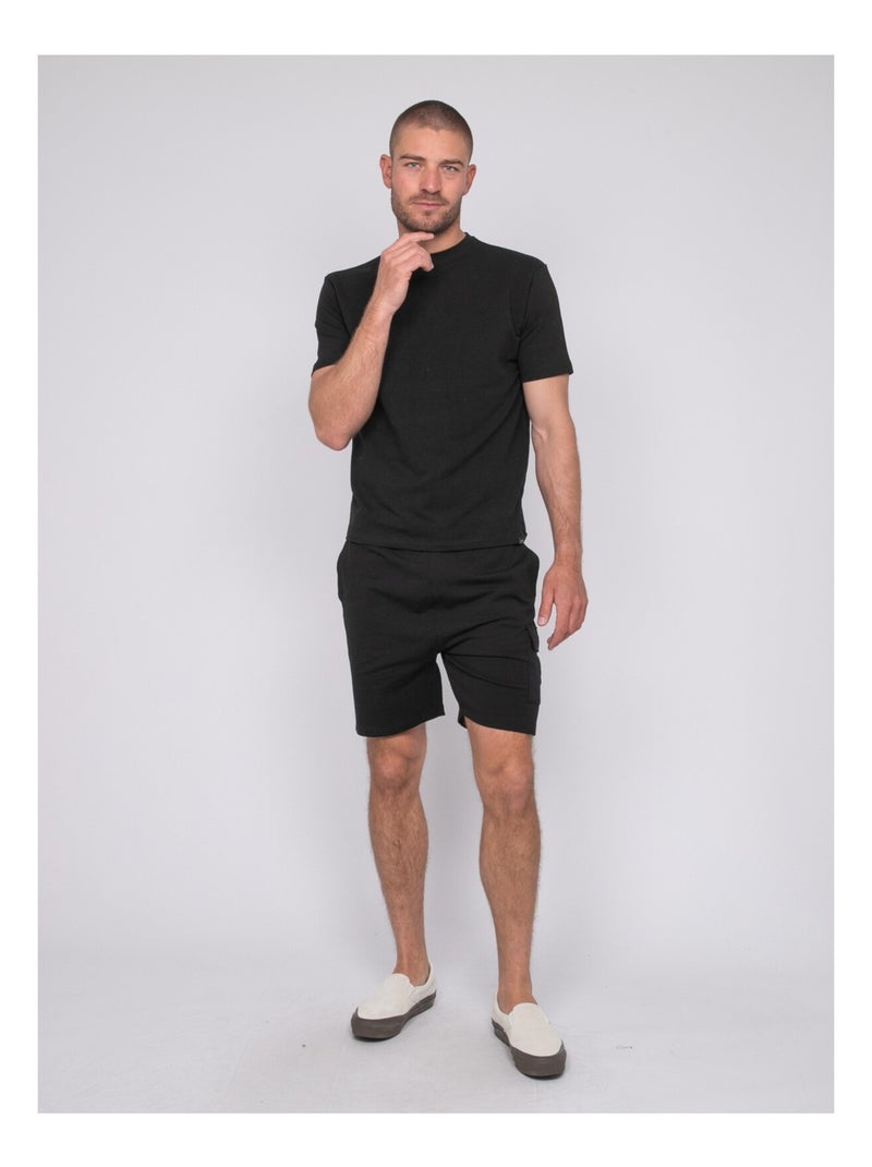 T-shirt uni NIMY Noir - Kiabi
