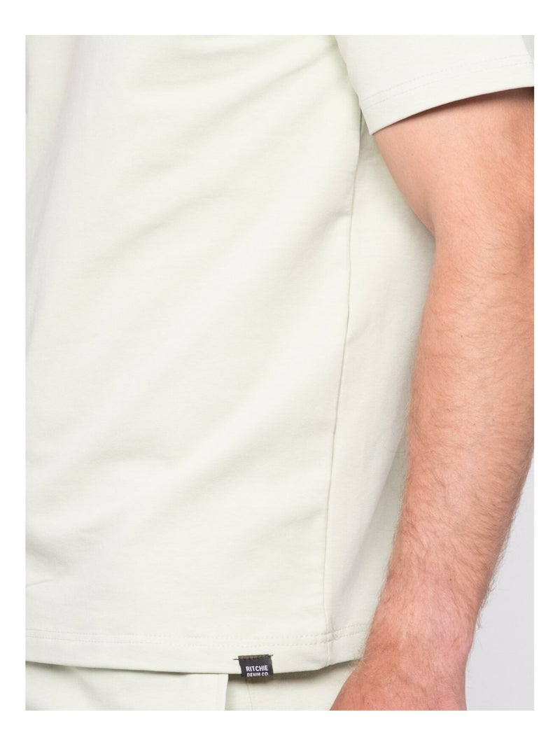 T-shirt uni NIMY Vert pistache - Kiabi