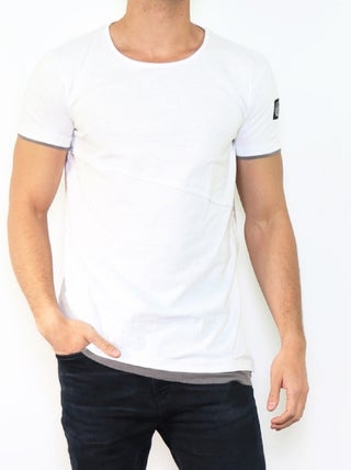 T-shirt uni over-size