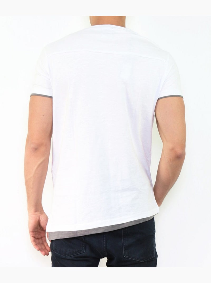 T-shirt uni over-size Blanc - Kiabi