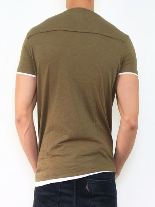 T-shirt uni over-size - Kiabi