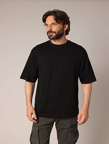 T-shirt oversize uni en 100% coton 'Deeluxe'