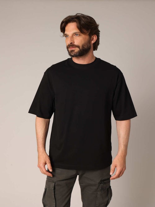 T-shirt uni oversize en 100% coton  'Deeluxe' - Kiabi