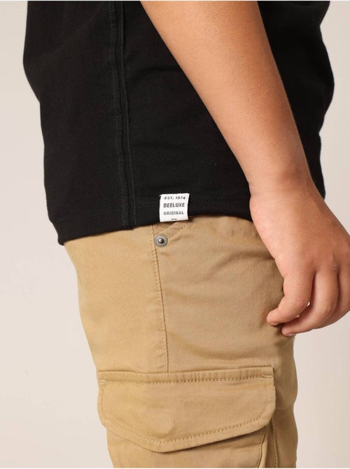 T-shirt uni oversize pour garçon en 100 % coton
 'Deeluxe' - Kiabi