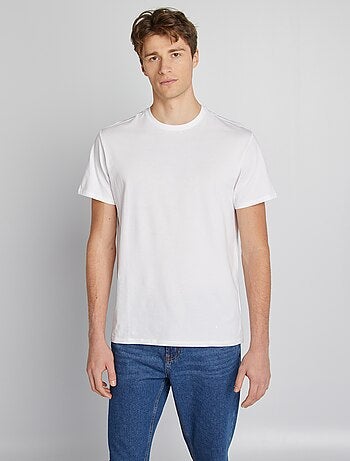 T-shirt uni pur coton +1m90