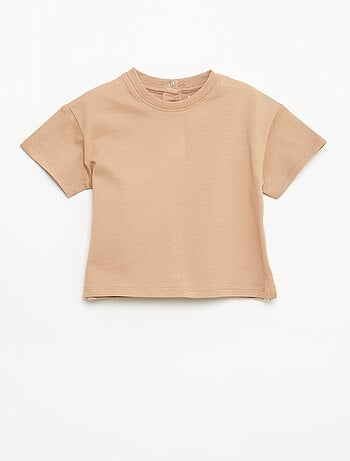 T-shirt uni sans manches