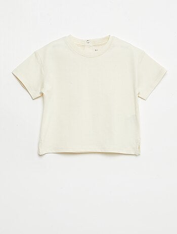T-shirt uni sans manches