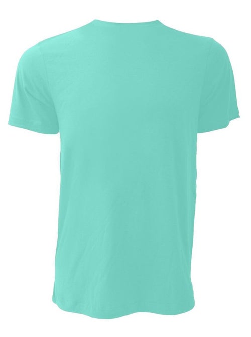 T-shirt unisexe à col ras du cou en jersey Canvas / T-shirt à manches courtes pour hommes - Kiabi